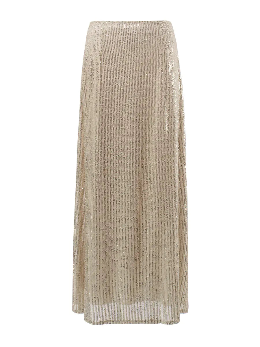 Casual Women's Simple Sequined Skirt
